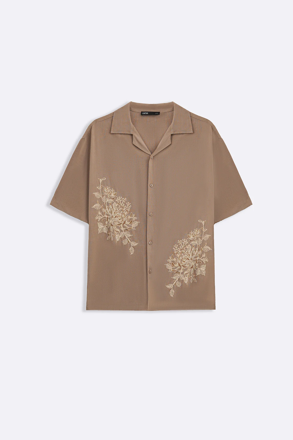EMBROIDERED LINEN BLEND SHIRT - Image 2
