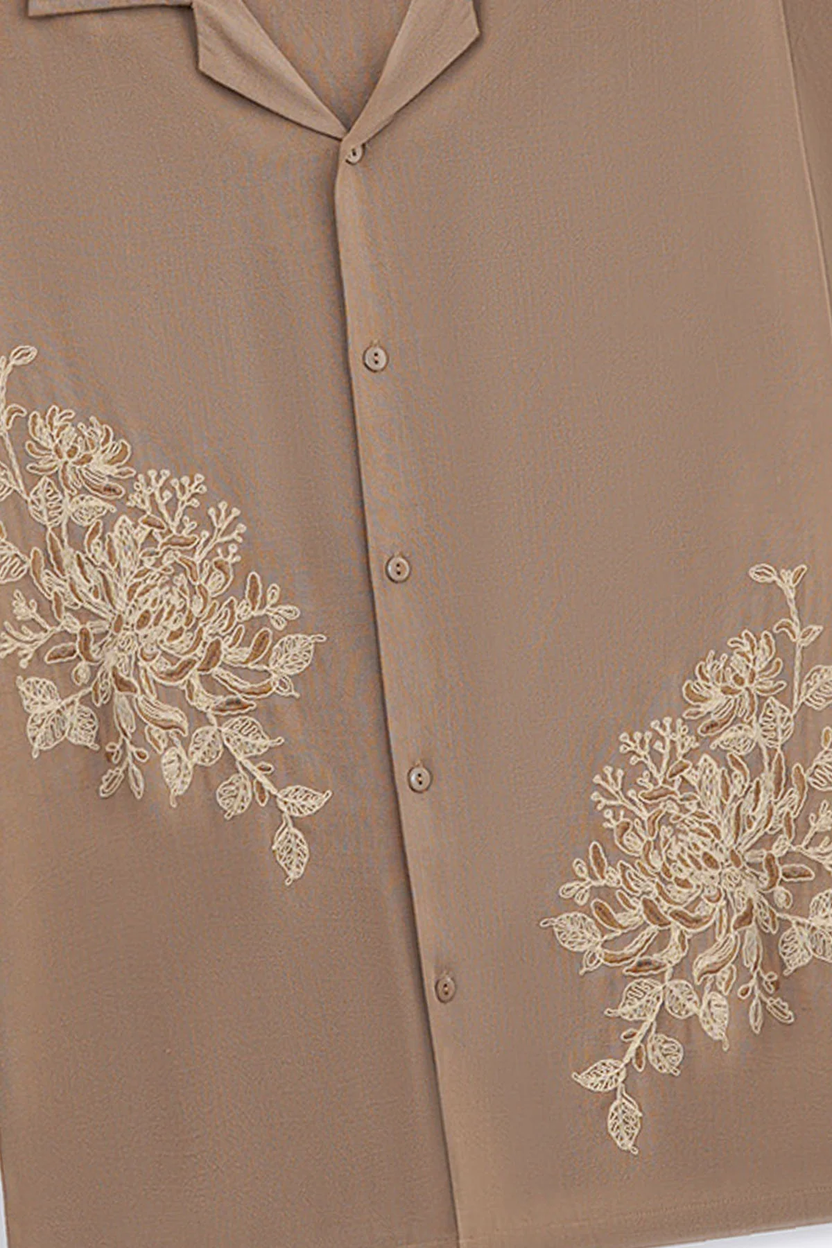 EMBROIDERED LINEN BLEND SHIRT - Image 7