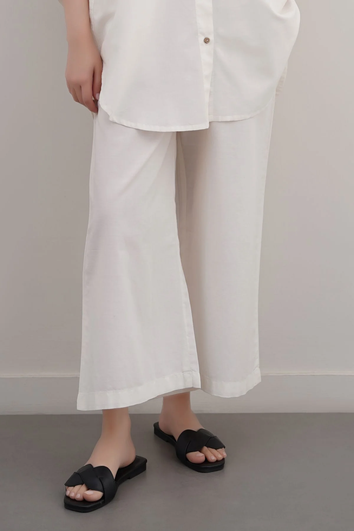 ESSENTIAL COTTON CULOTTES
