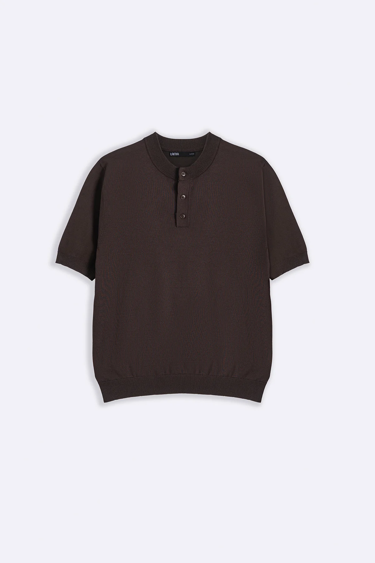 SOFT KNIT HENLEY SHIRT - Image 2