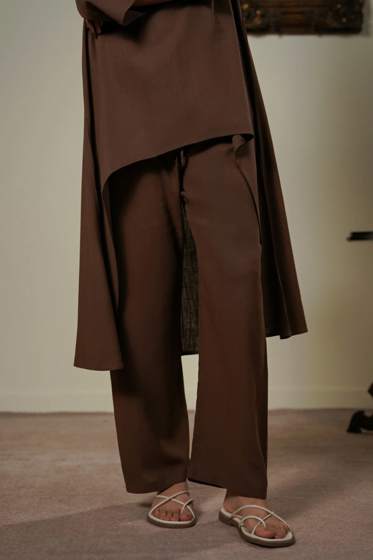 EVERYDAY LINEN BLEND PANTS - Image 6