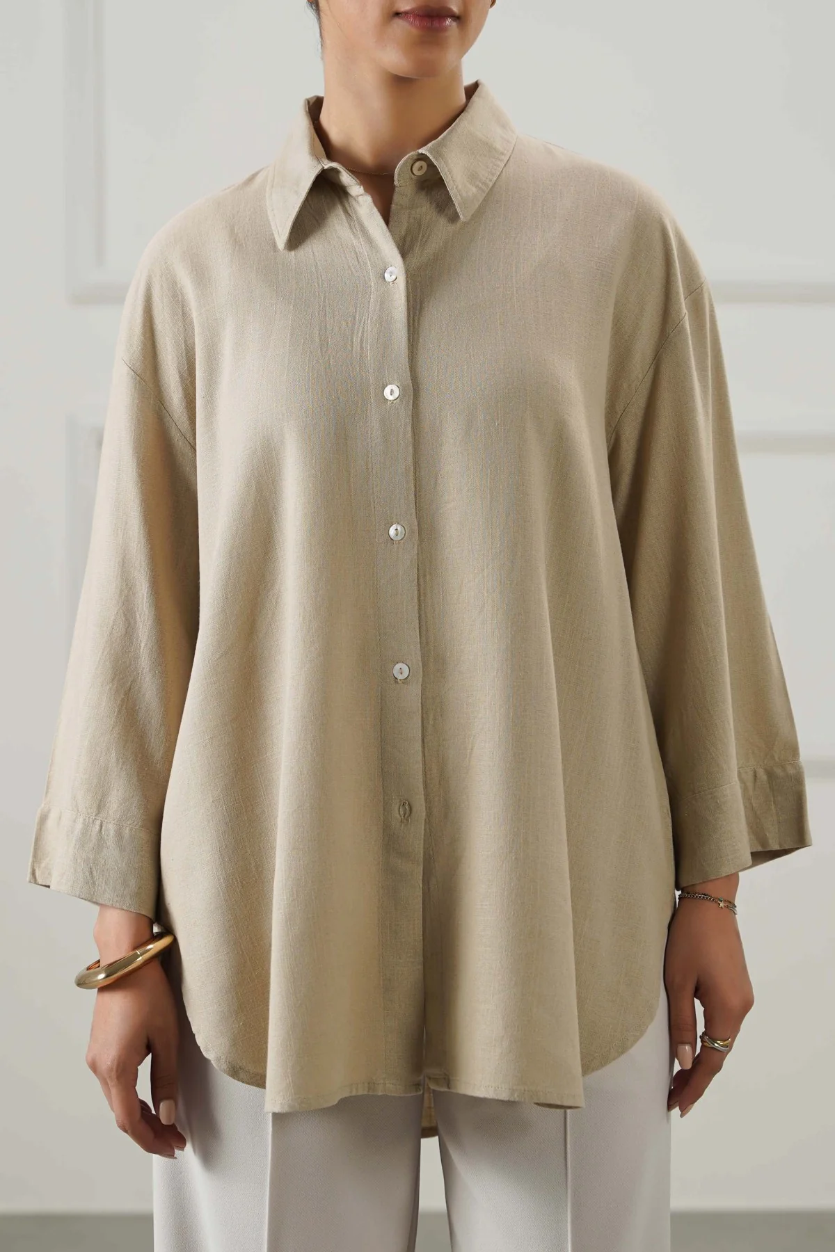 EVERYDAY LINEN BLEND SHIRT