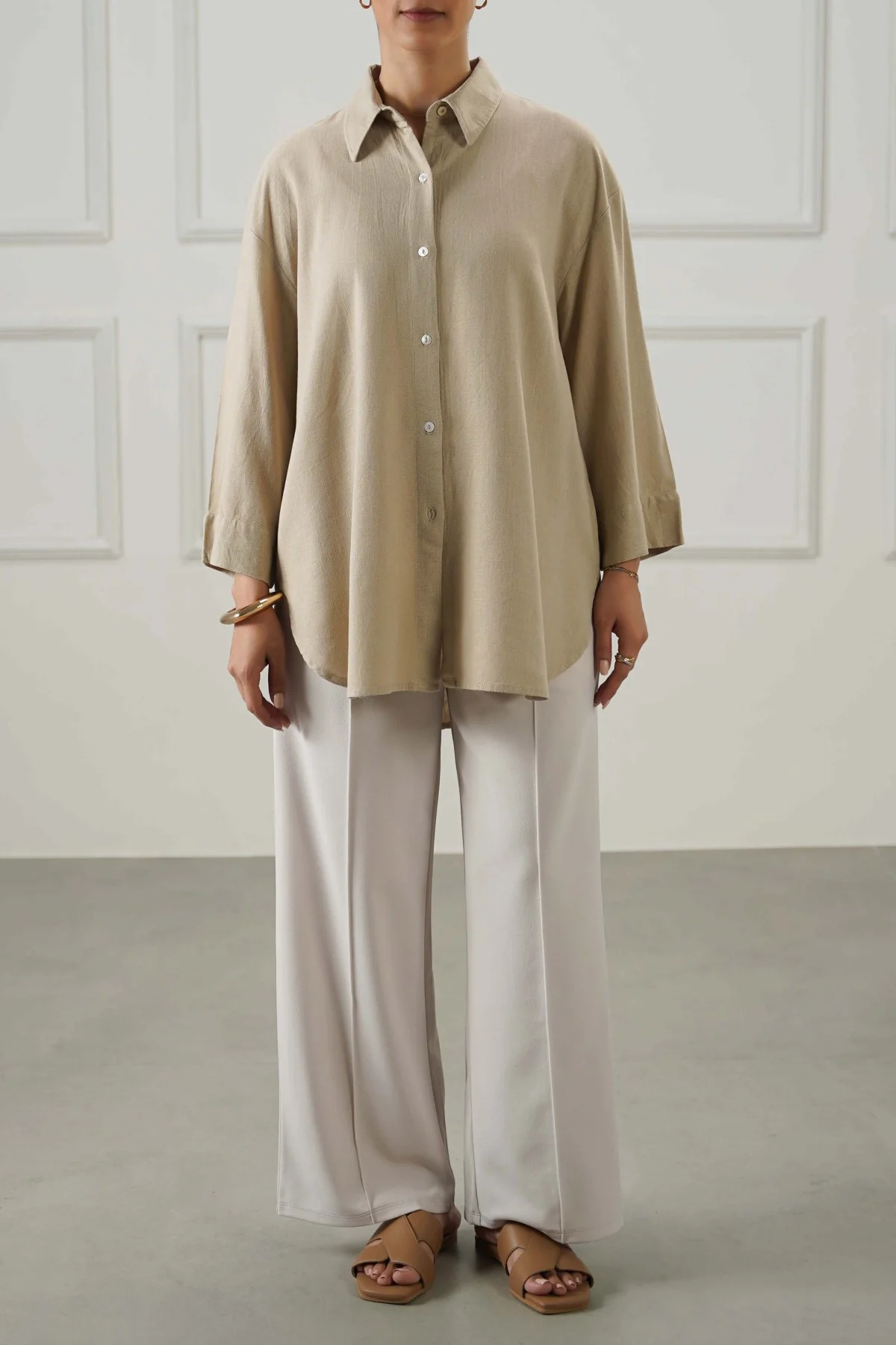 EVERYDAY LINEN BLEND SHIRT - Image 5