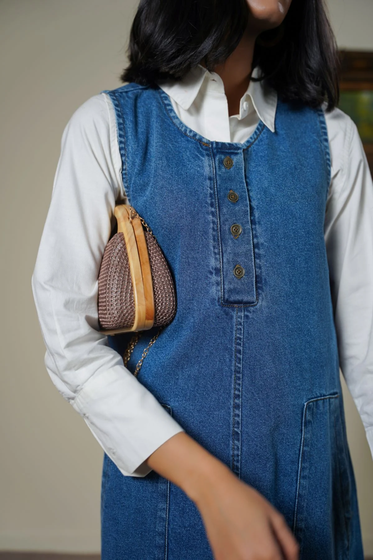 FARMHOUSE DENIM DRESS - Image 3