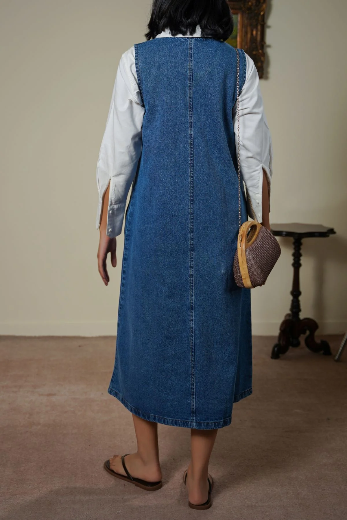 FARMHOUSE DENIM DRESS - Image 5
