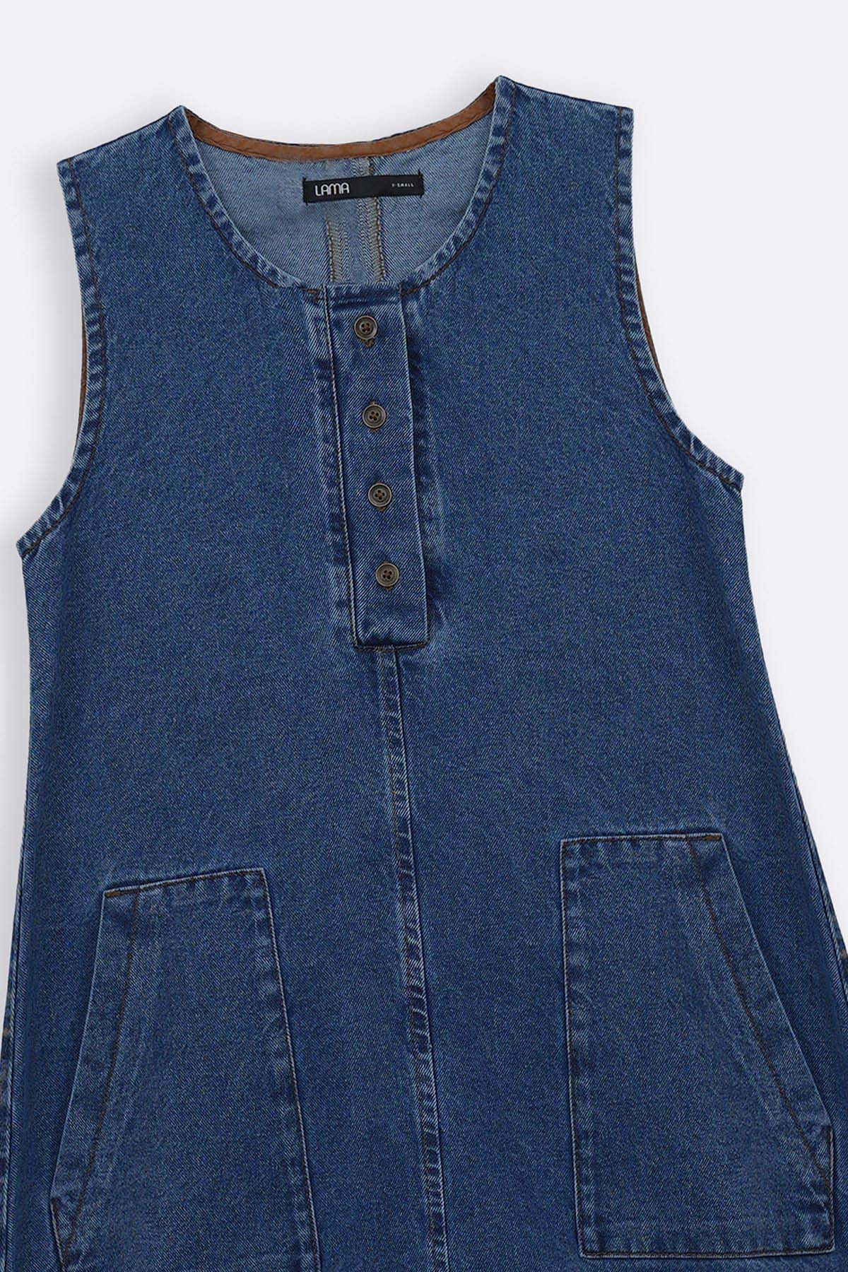 FARMHOUSE DENIM DRESS - Image 8