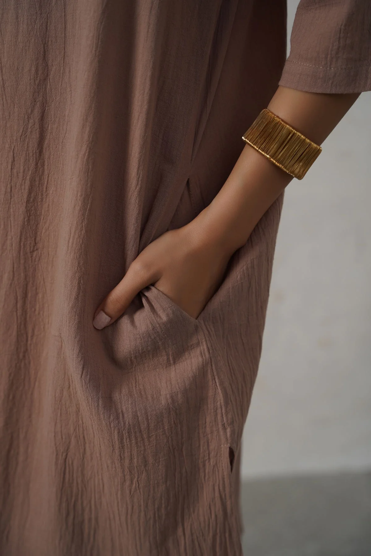 FEATHER COTTON KURTA-TUNIC - Image 3