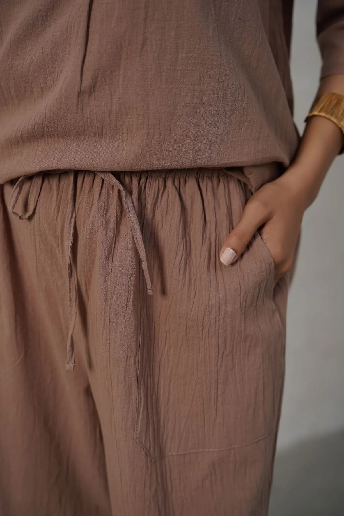 FEATHER COTTON PANTS - Image 3