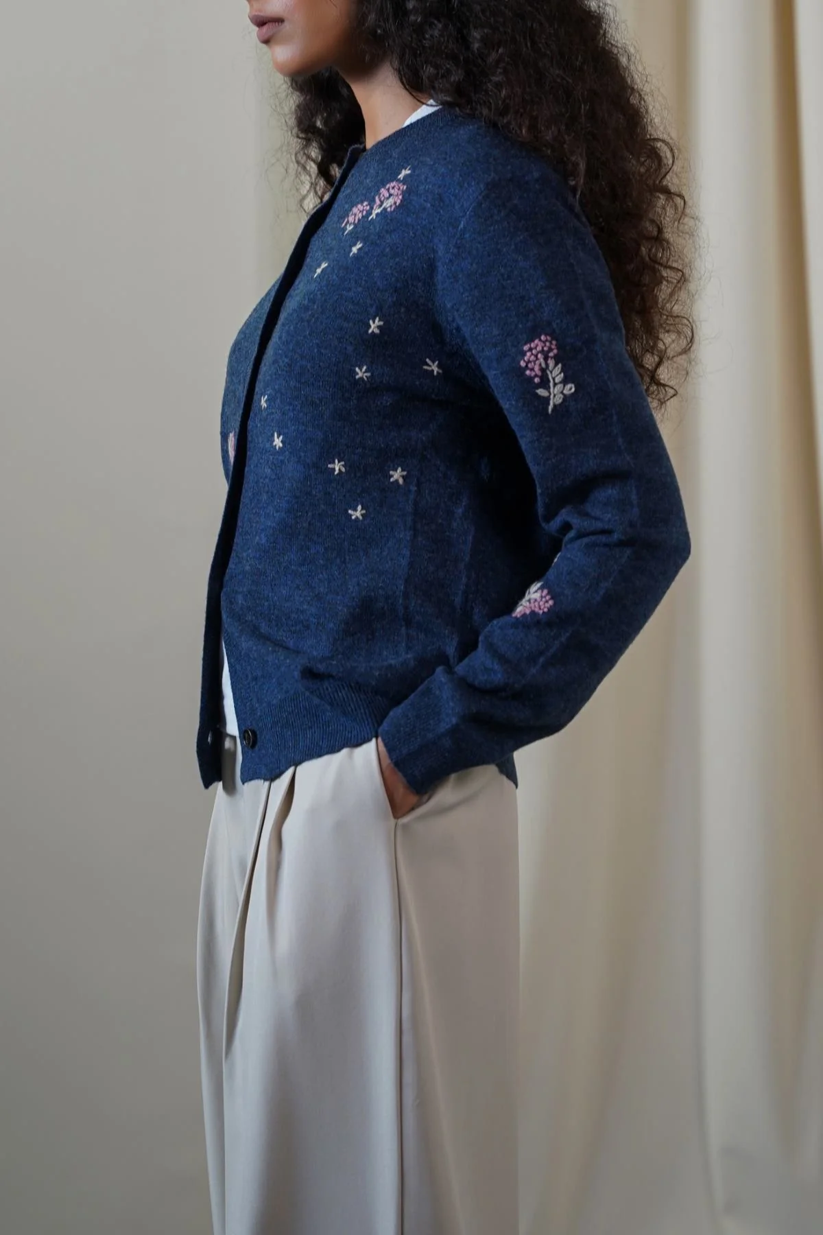 FEMME EMBROIDERED CARDIGAN - Image 5