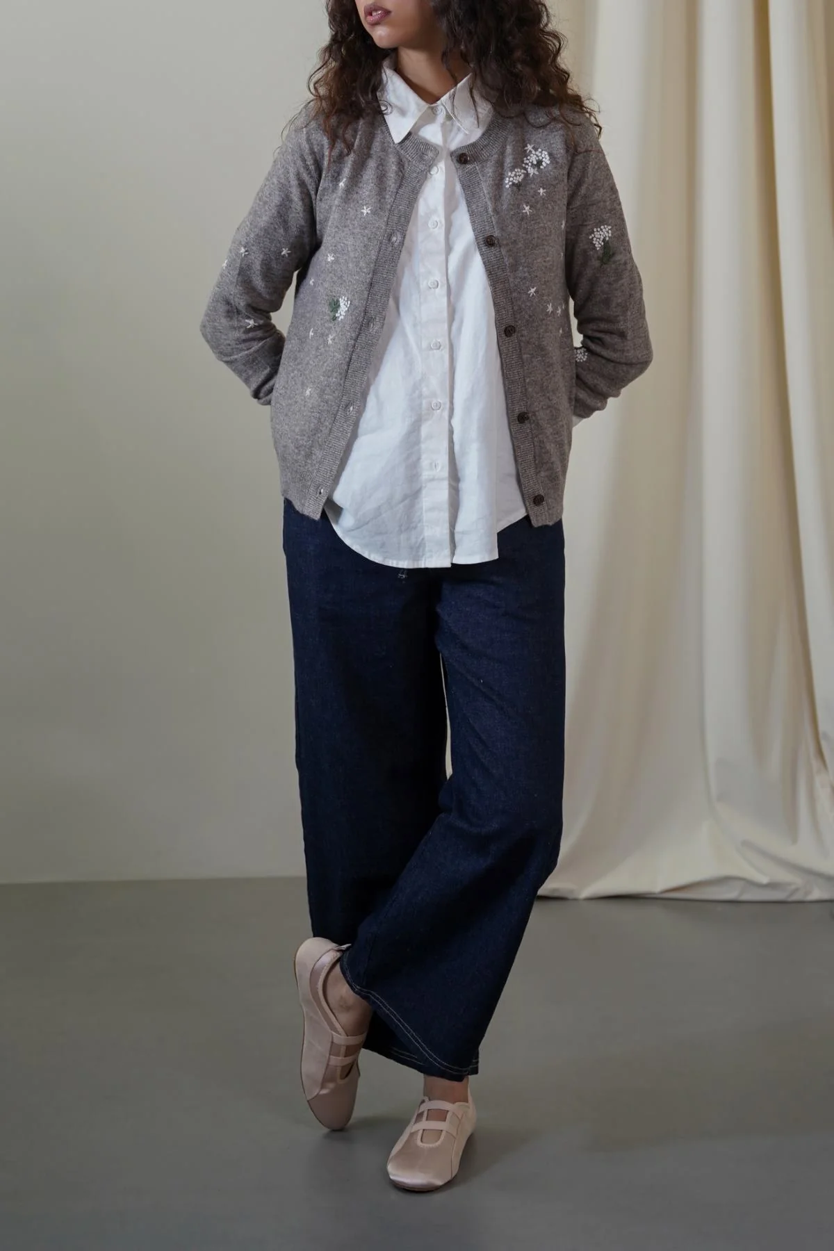 FEMME EMBROIDERED CARDIGAN - Image 2