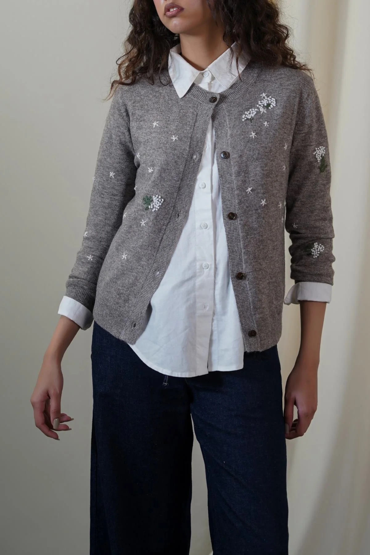 FEMME EMBROIDERED CARDIGAN - Image 4