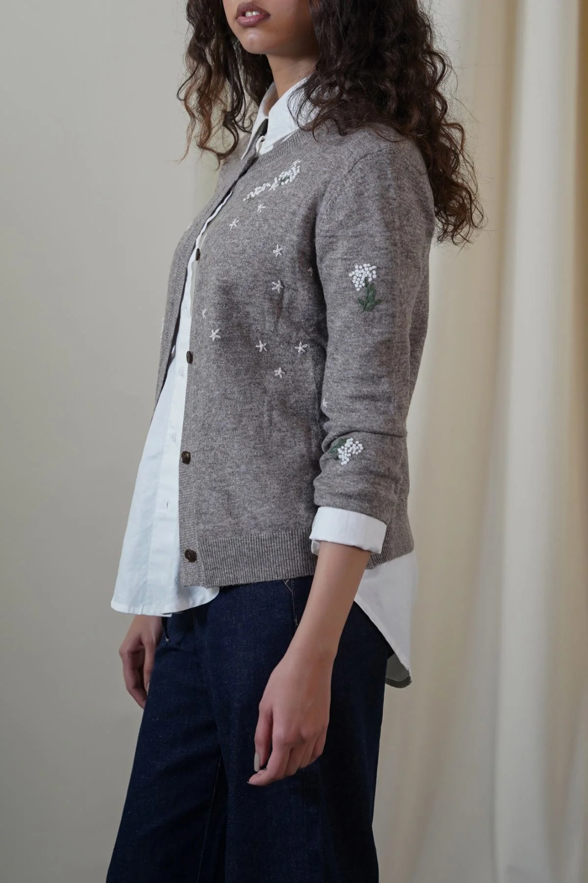 FEMME EMBROIDERED CARDIGAN - Image 5