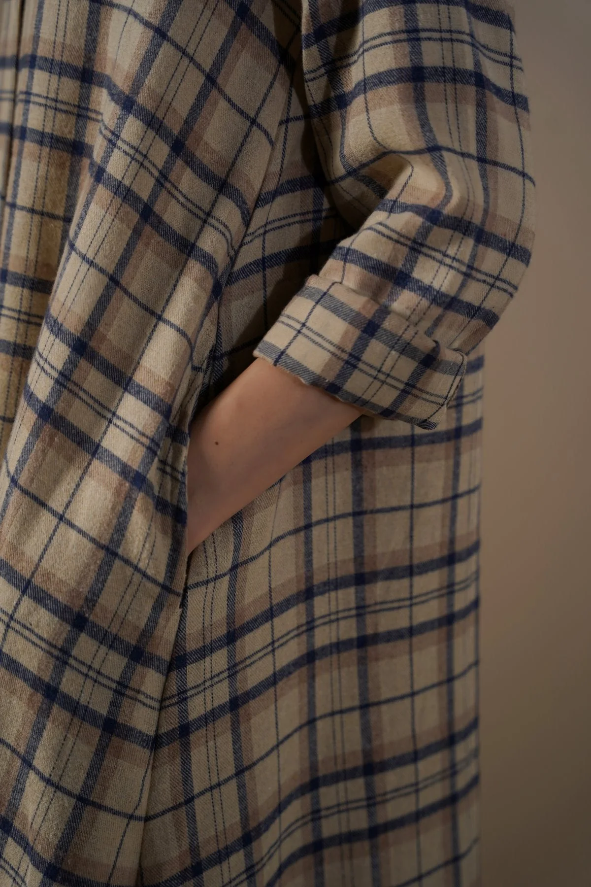 FLANNEL SHIRT DRESS - Image 6