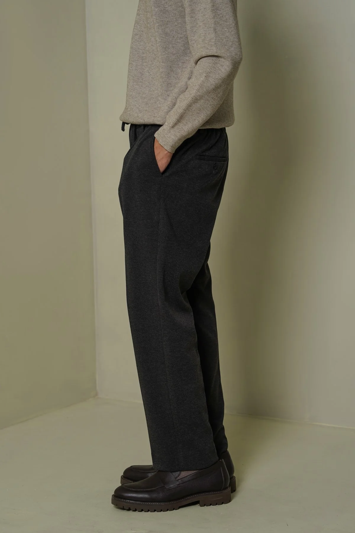 FLANNEL TAILORED PANTS - Image 3