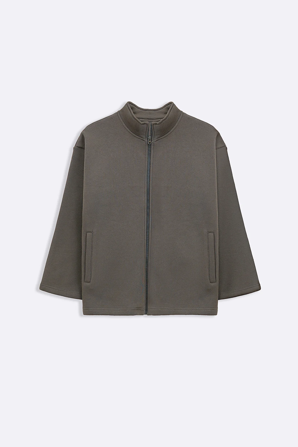 FLEECE COCOON JACKET - Image 2