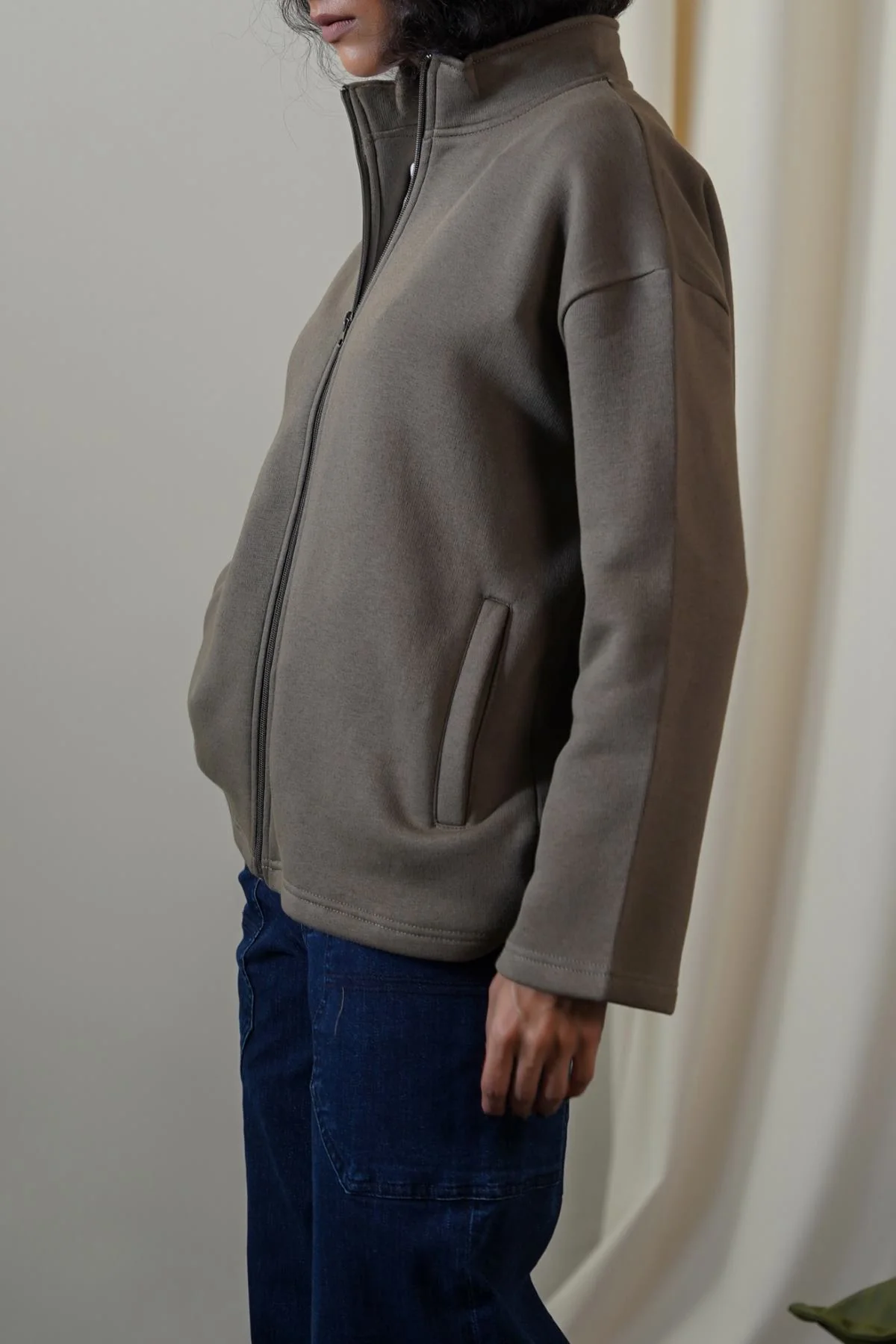 FLEECE COCOON JACKET - Image 5
