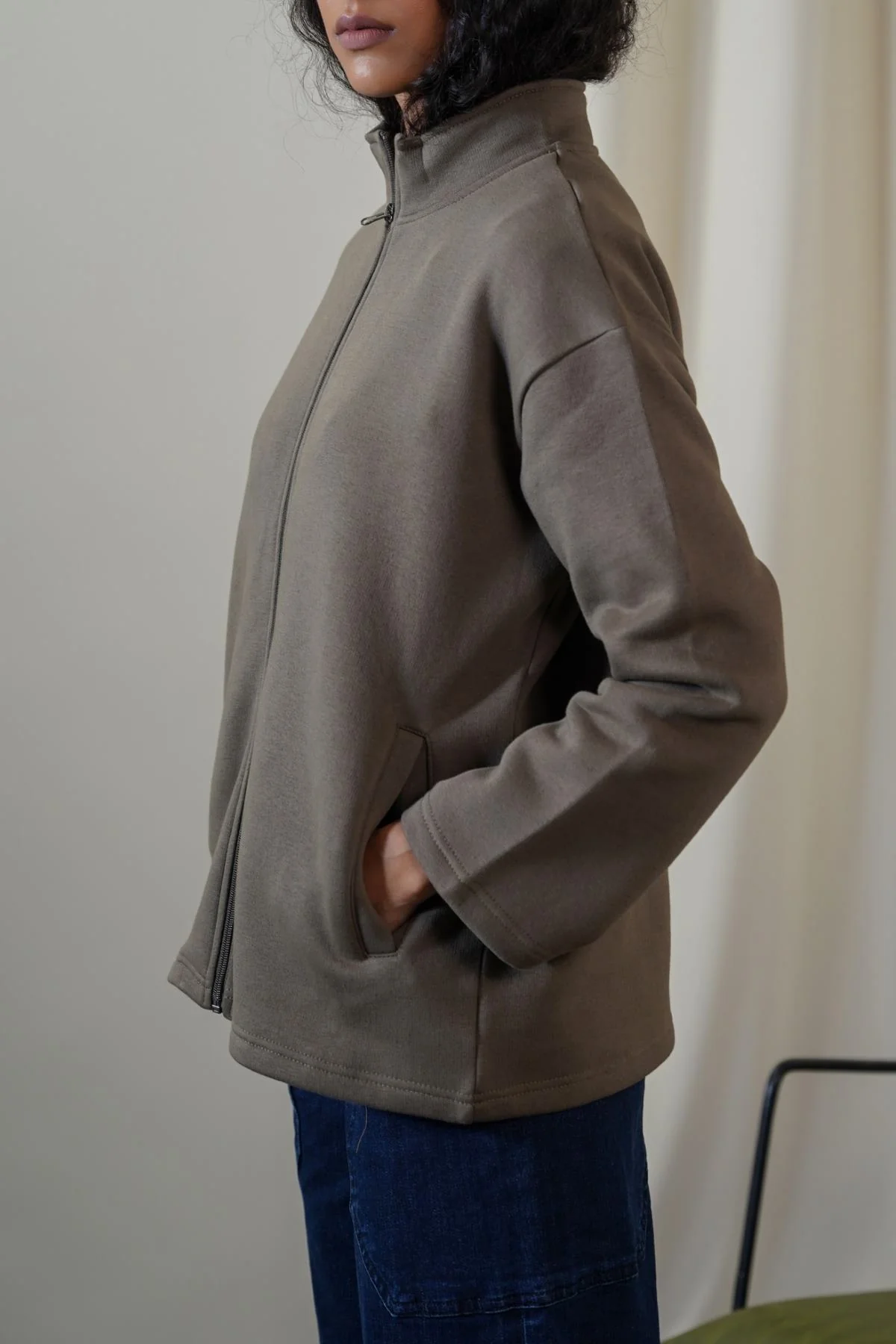 FLEECE COCOON JACKET - Image 6