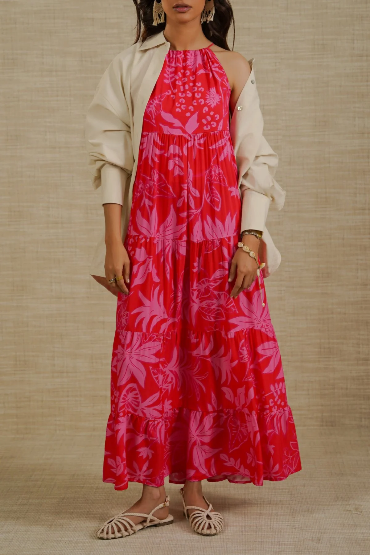 FLORA TIERED DRESS