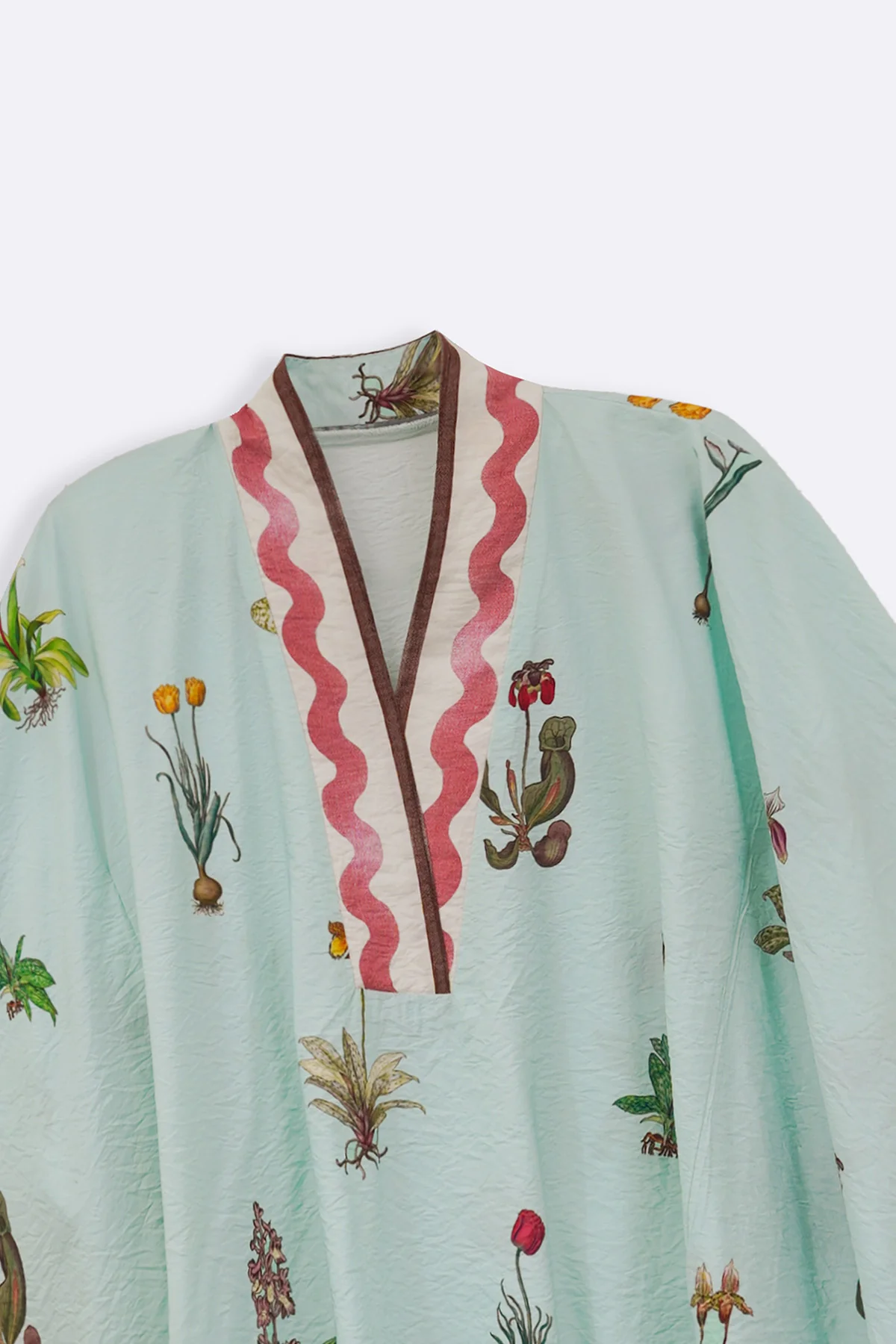 FLOWERS IN WATER KAFTAN SHIRT - Image 6