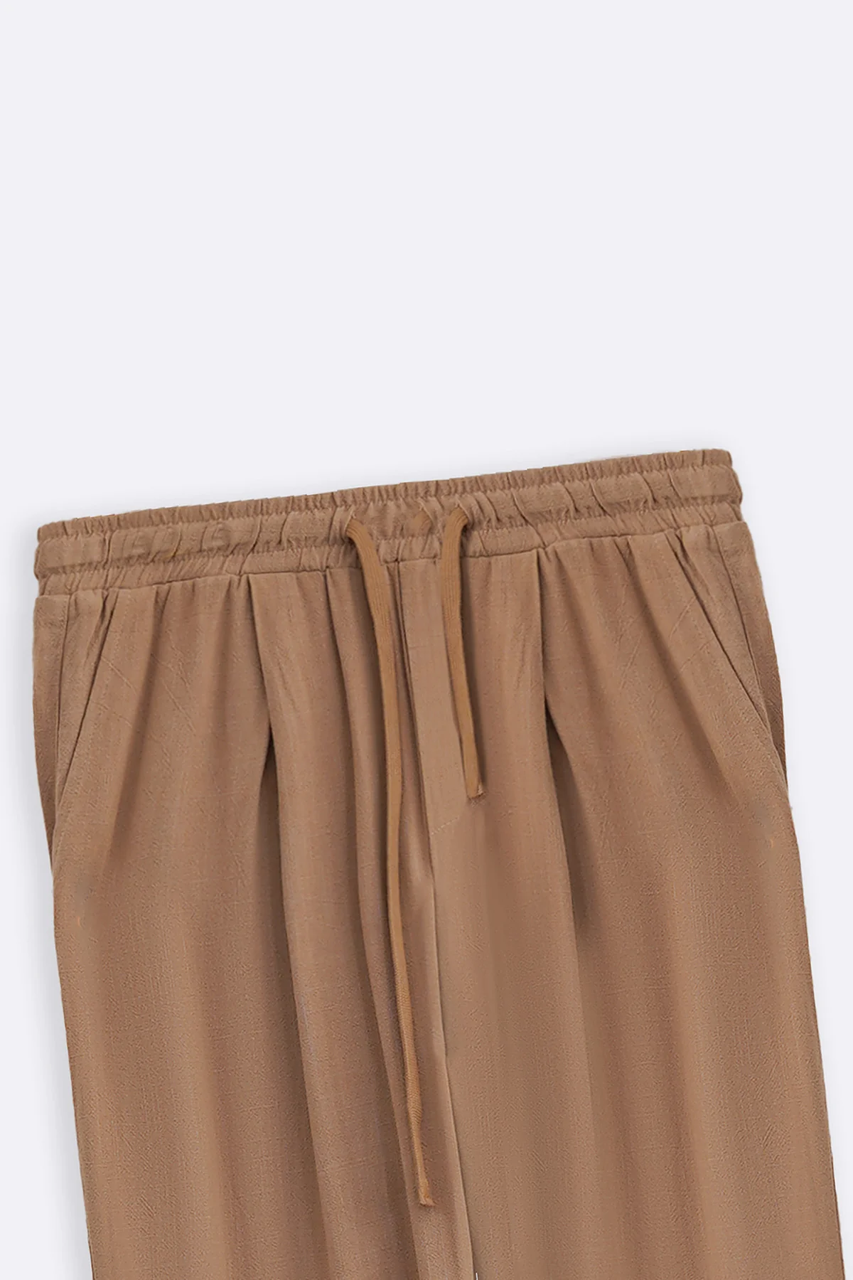 FLOWY BLENDED LINEN TROUSERS - Image 6