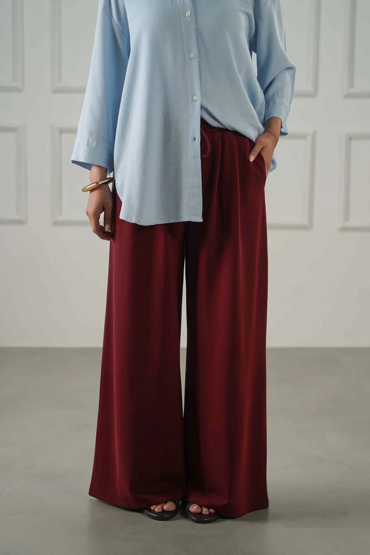 FLOWY WIDE PANTS