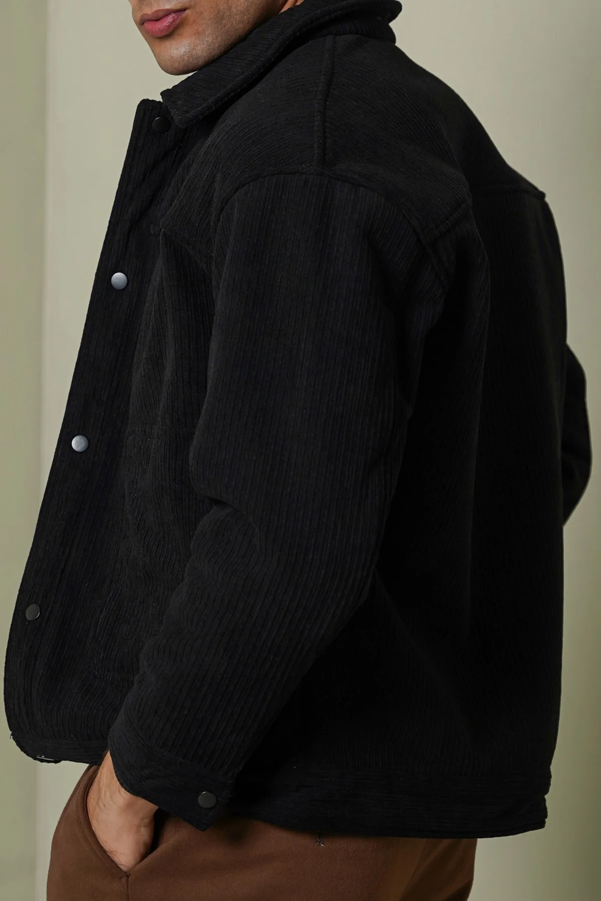 FUR-LINED CORDUROY JACKET - Image 4