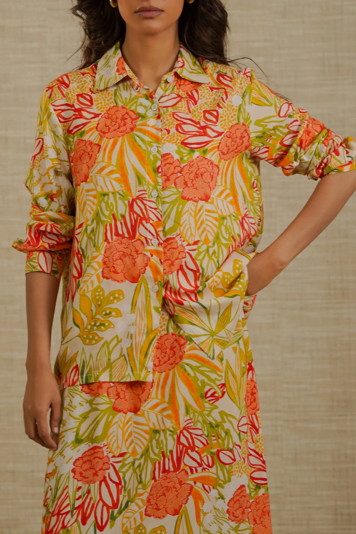 GARDENIA BUTTON DOWN