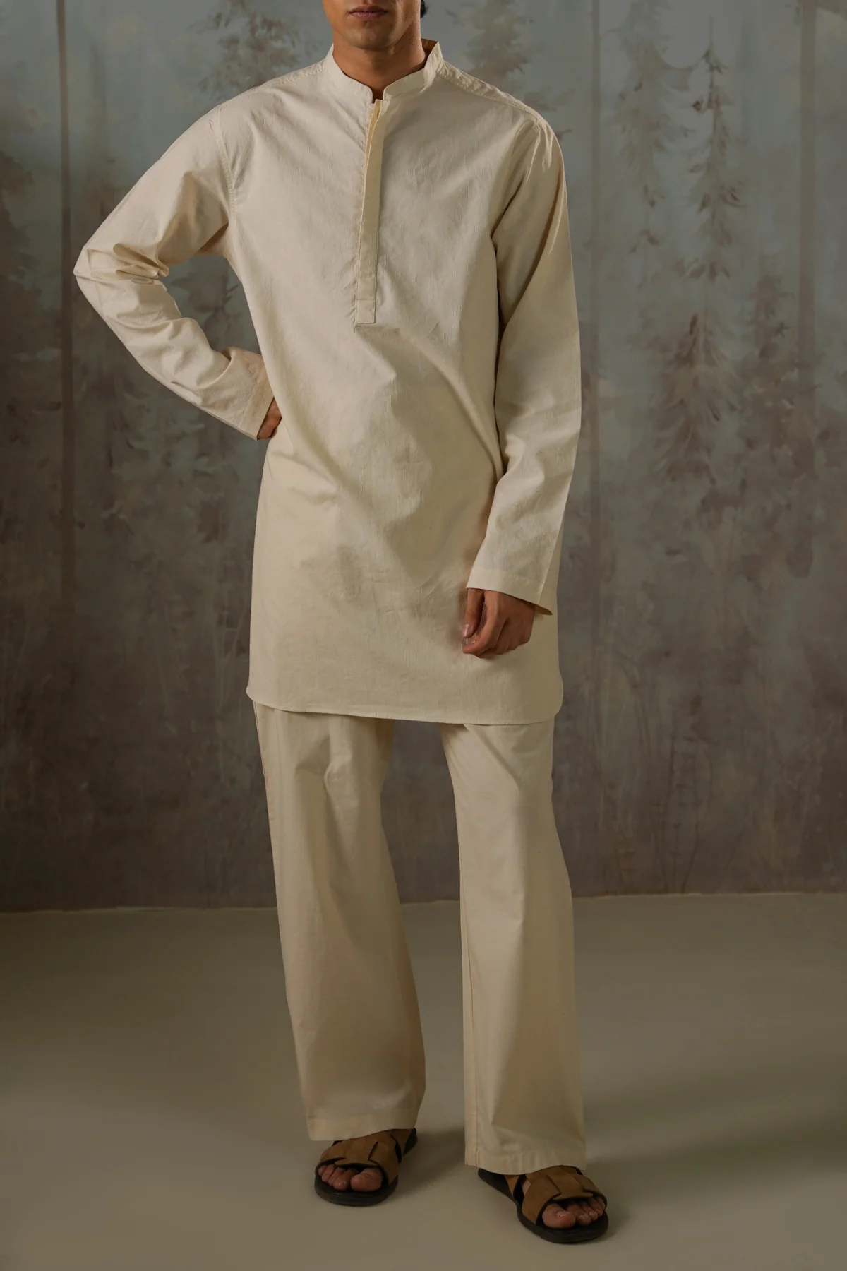 GEOMETRIC JACQUARD SHORT SHIRT - Image 4