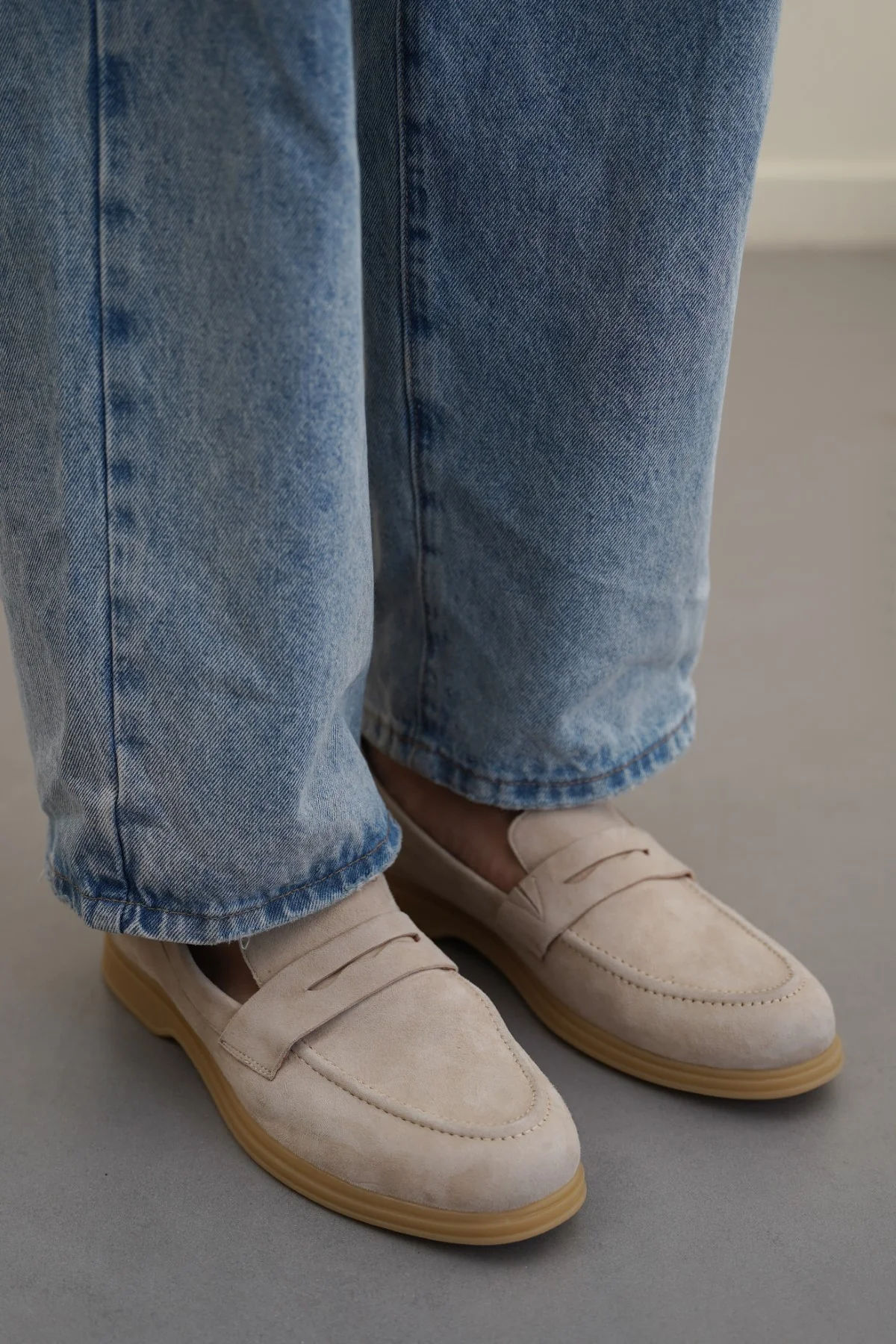 GOAT SUEDE PENNY LOAFERS - Image 2