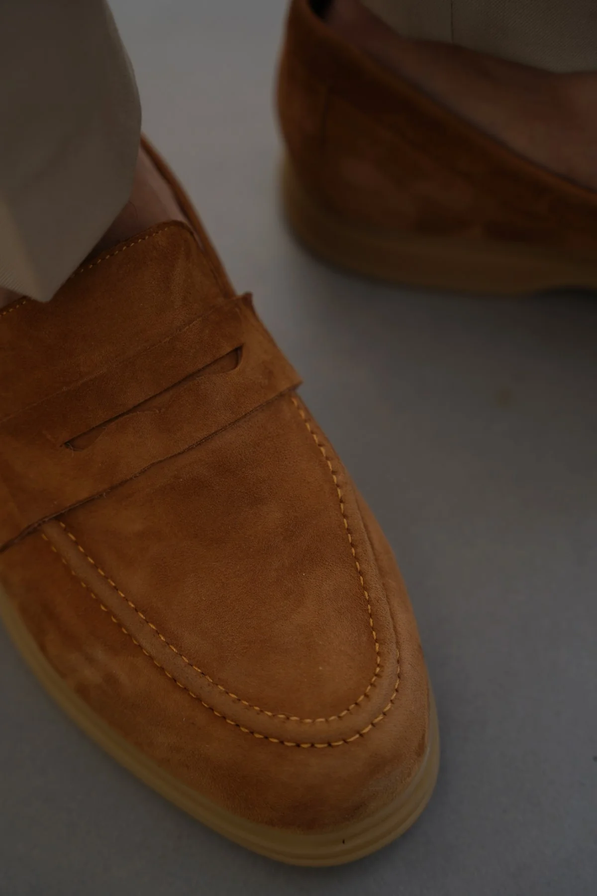 GOAT SUEDE PENNY LOAFERS - Image 4