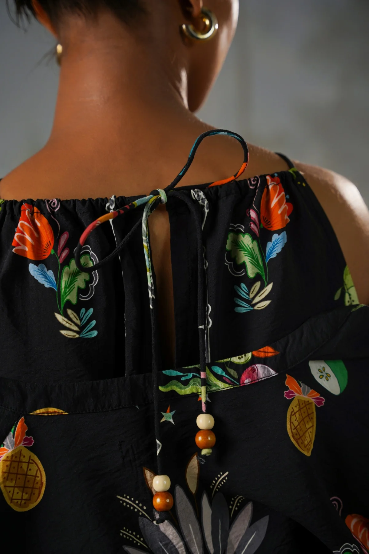 GREEN APPLE HALTER DRESS - Image 5