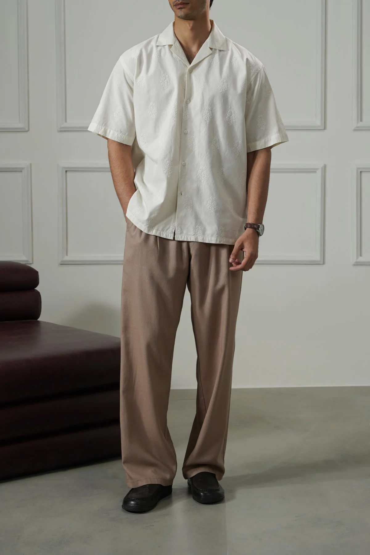 HEMP FIBER TROUSERS