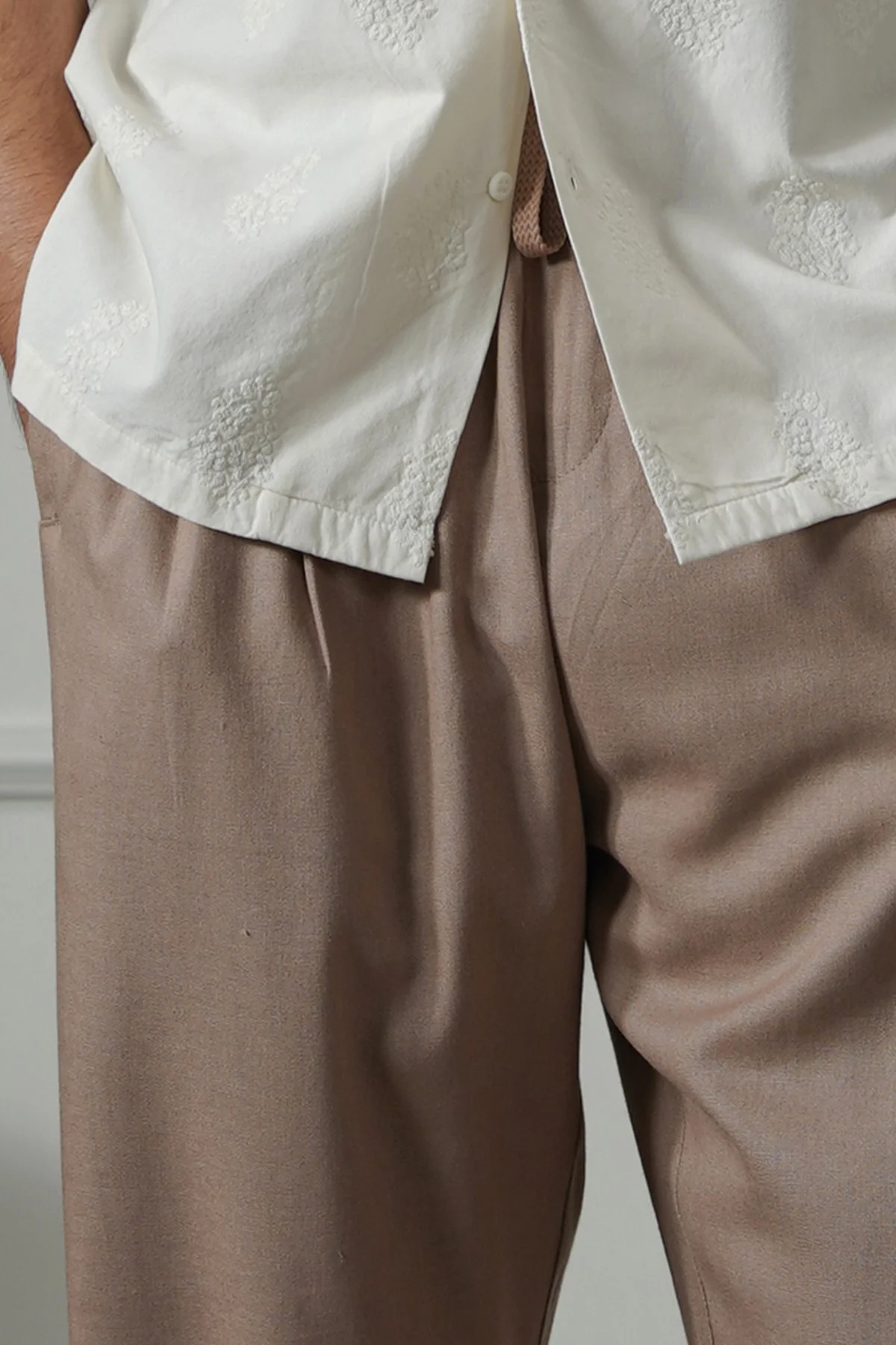 HEMP FIBER TROUSERS - Image 3