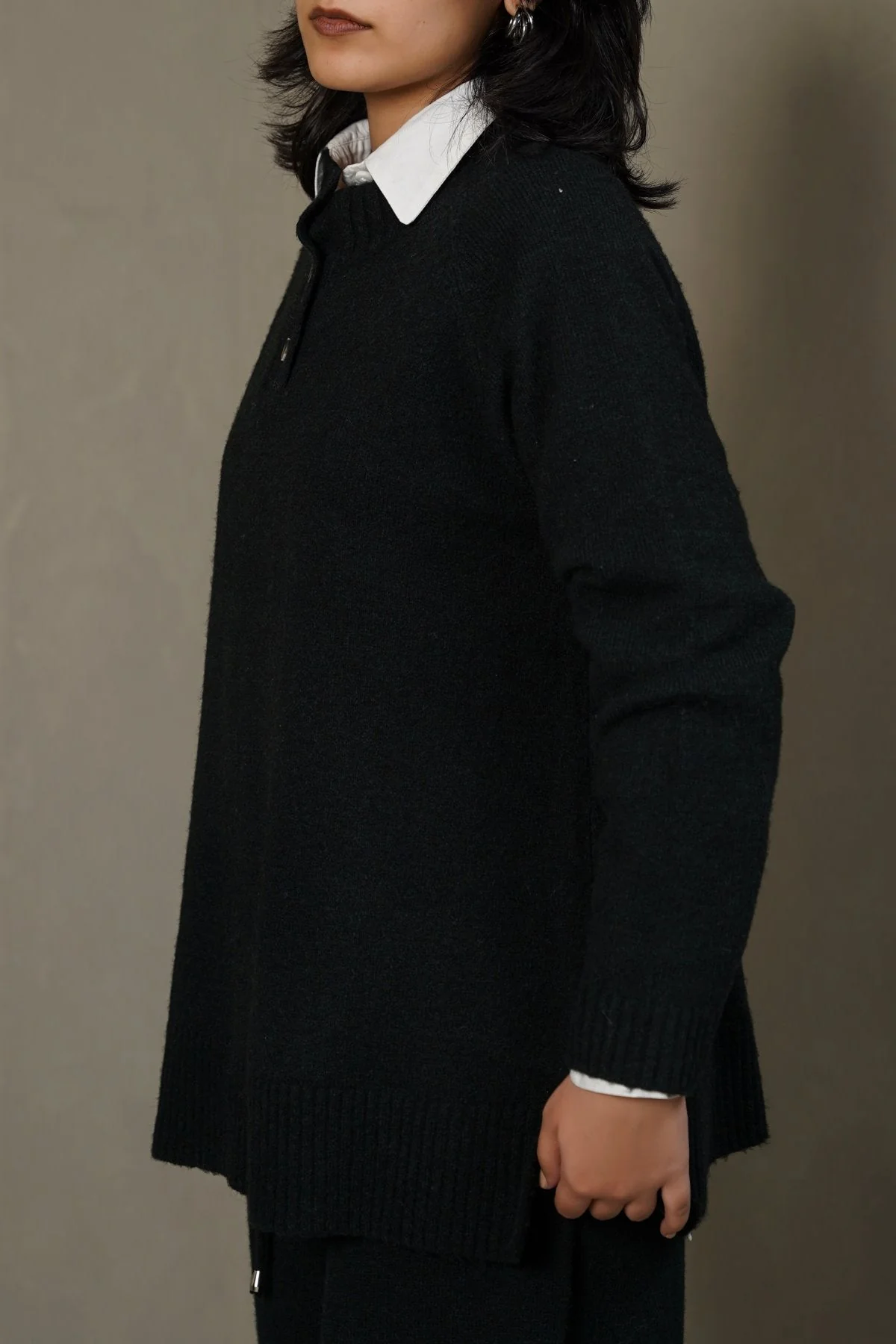 HENLEY RIBBED PULLOVER - Image 3