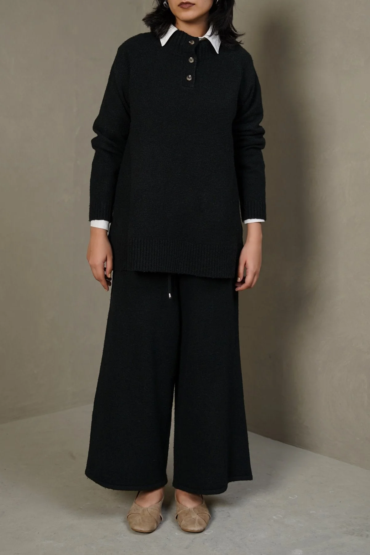 HENLEY RIBBED PULLOVER - Image 5