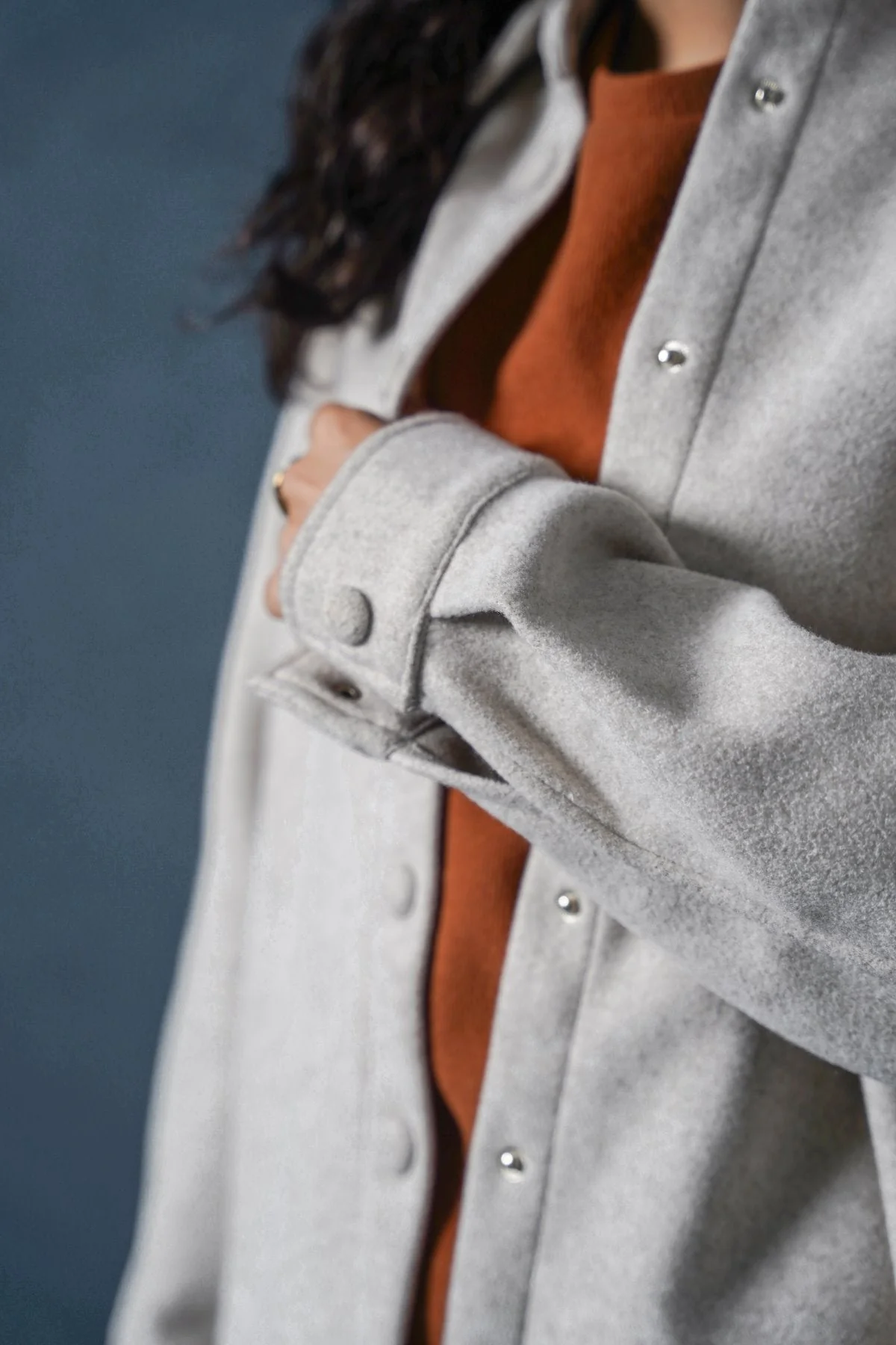 HIGH HEM SHACKET