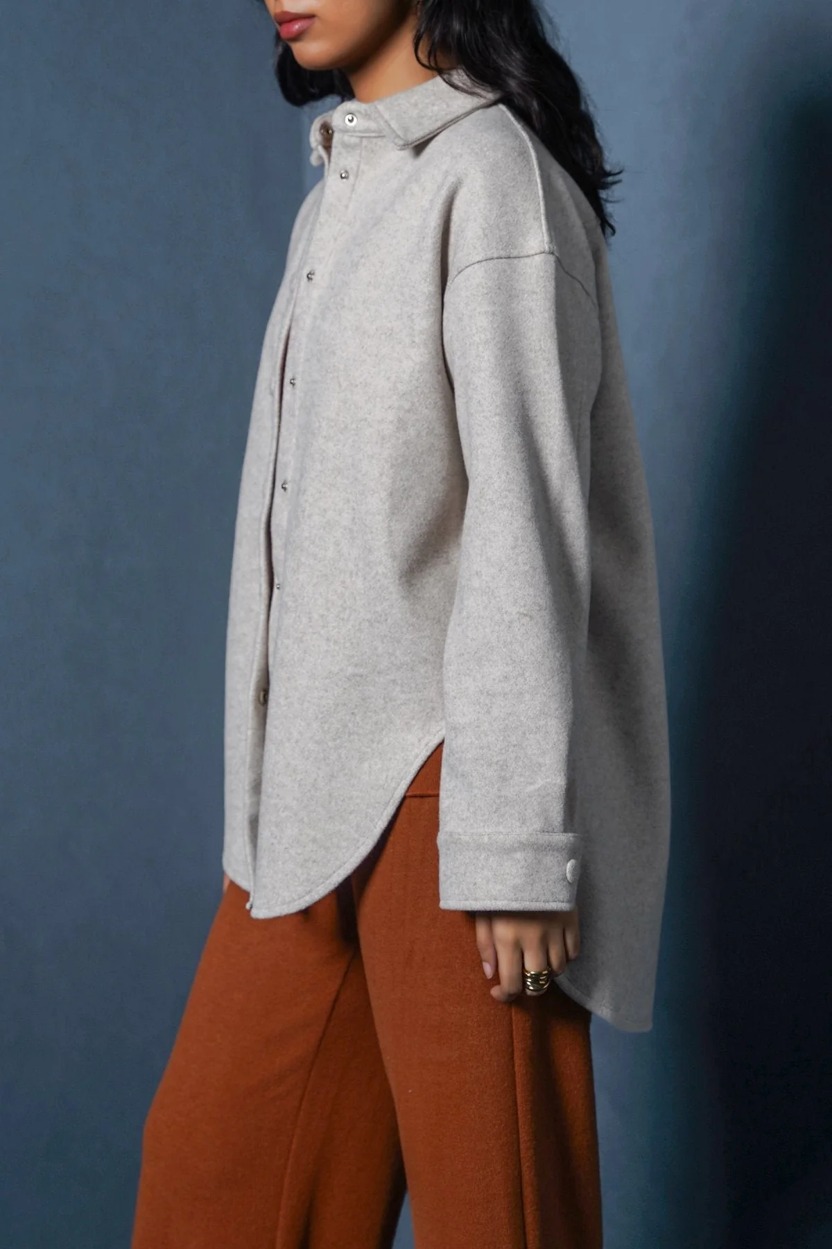 HIGH HEM SHACKET - Image 6