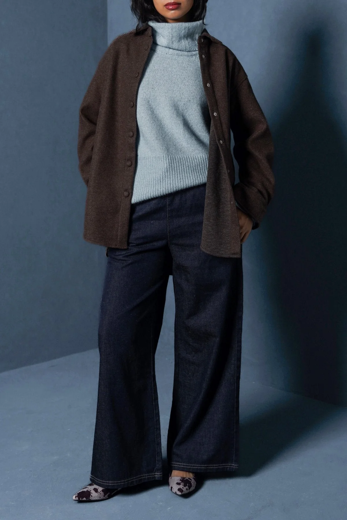 HIGH HEM SHACKET - Image 4