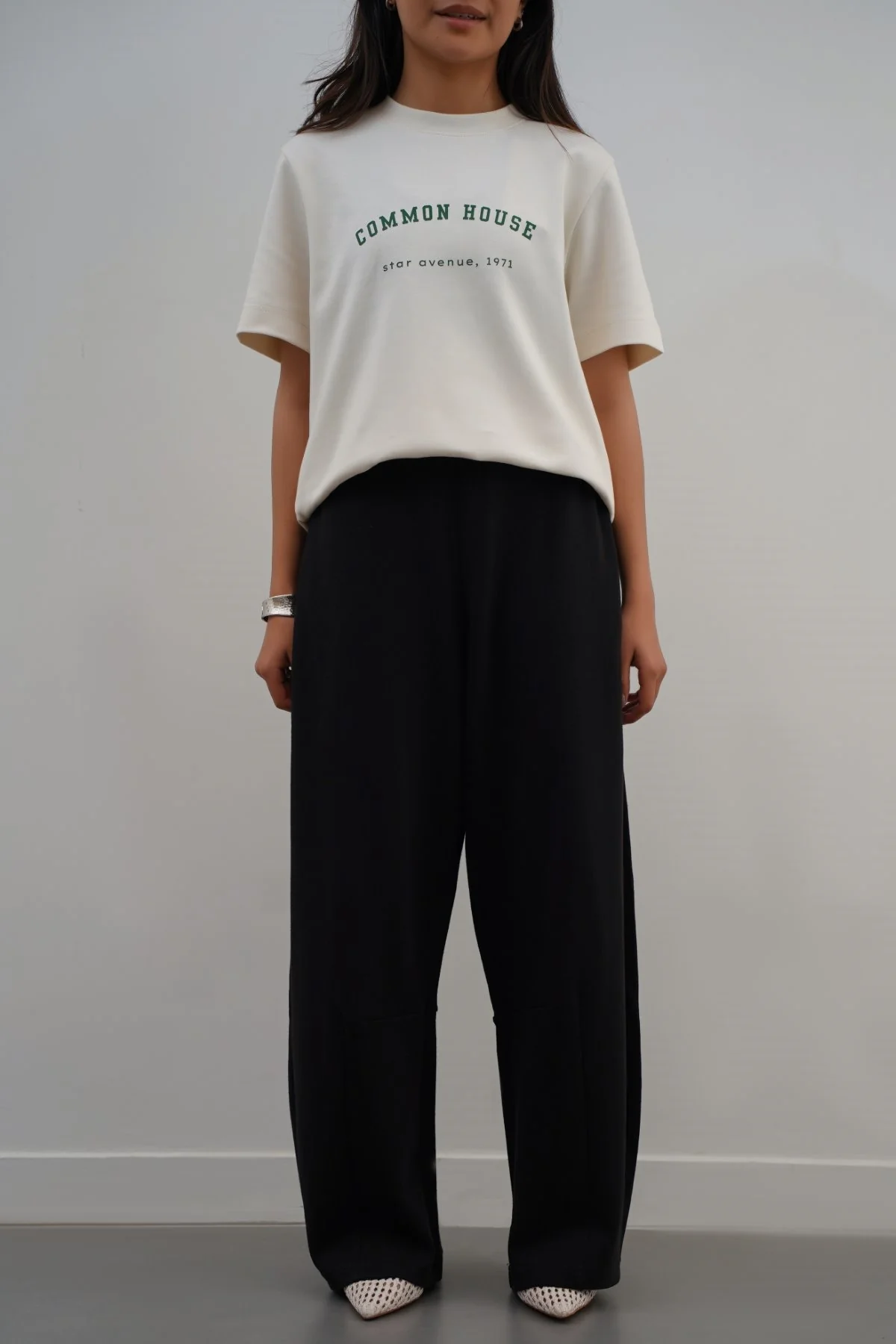 KNITTED BARREL PANTS - Image 4