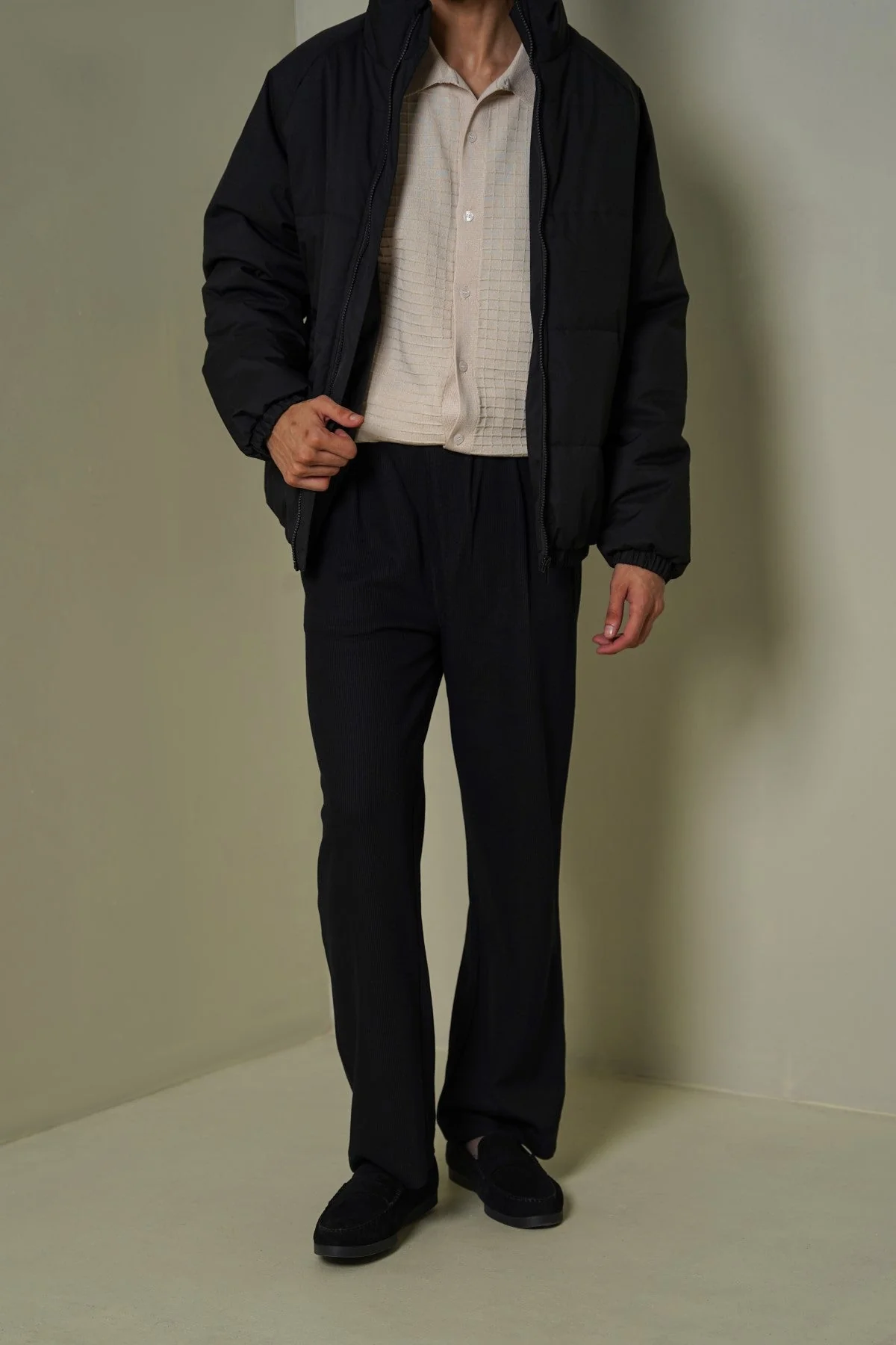 KNITTED LOOSE PANTS - Image 3