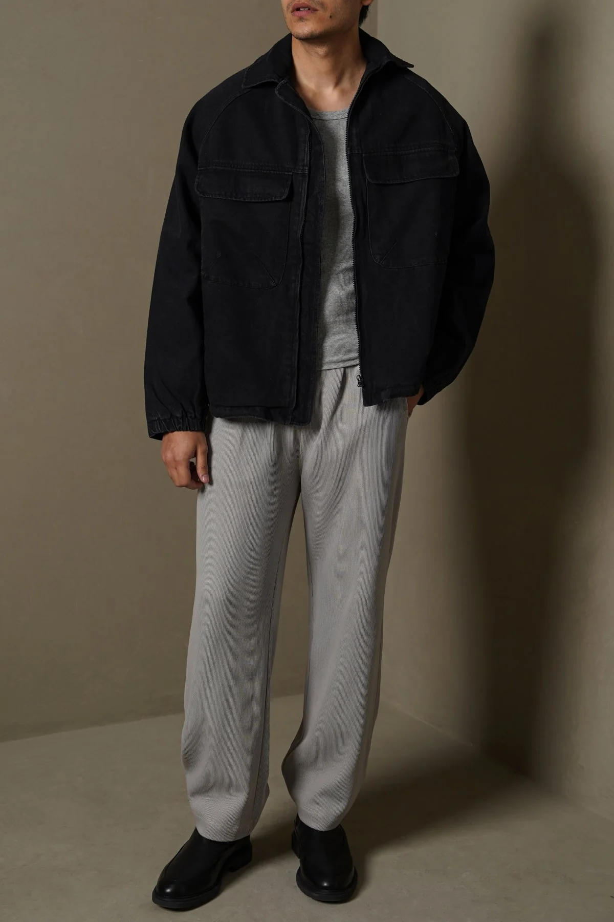 KNITTED LOOSE PANTS - Image 3