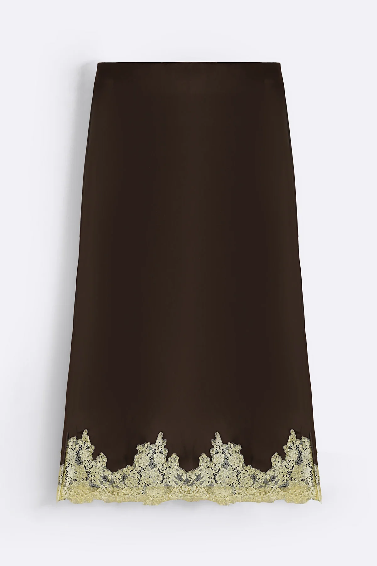 LACE AND SILK SKIRT - Image 2