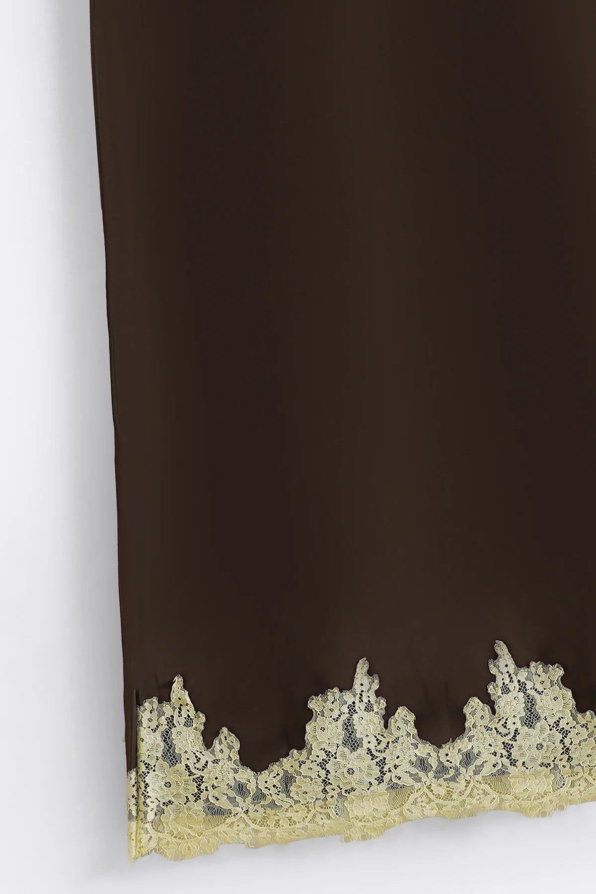 LACE AND SILK SKIRT - Image 6