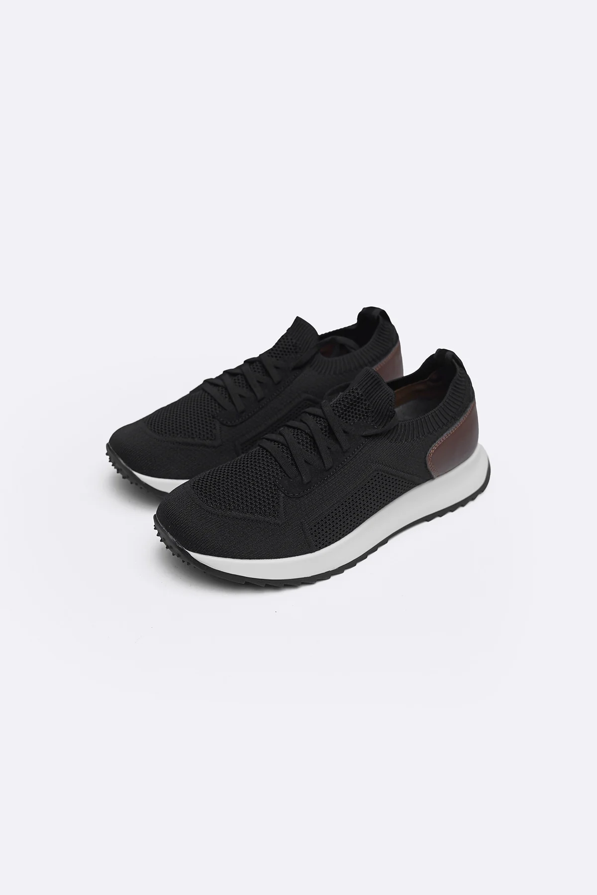 LACE-UP KNIT SNEAKERS - Image 7