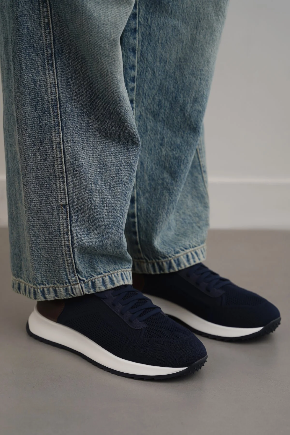 LACE-UP KNIT SNEAKERS - Image 2