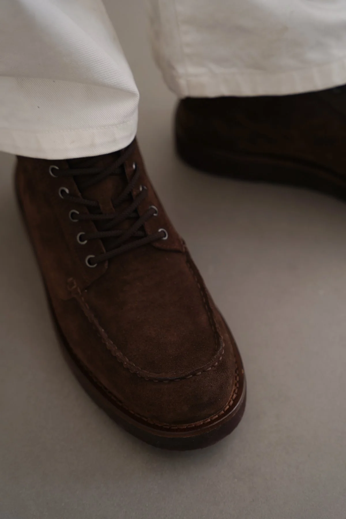 SUEDE HIGH-ANKLE BOOT - Image 3
