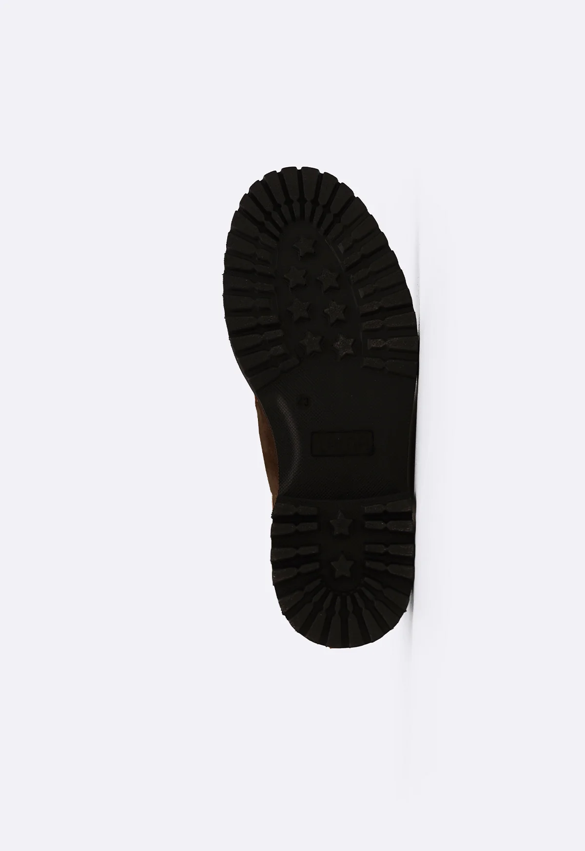 LEATHER MOC-TOE SHOES - Image 3