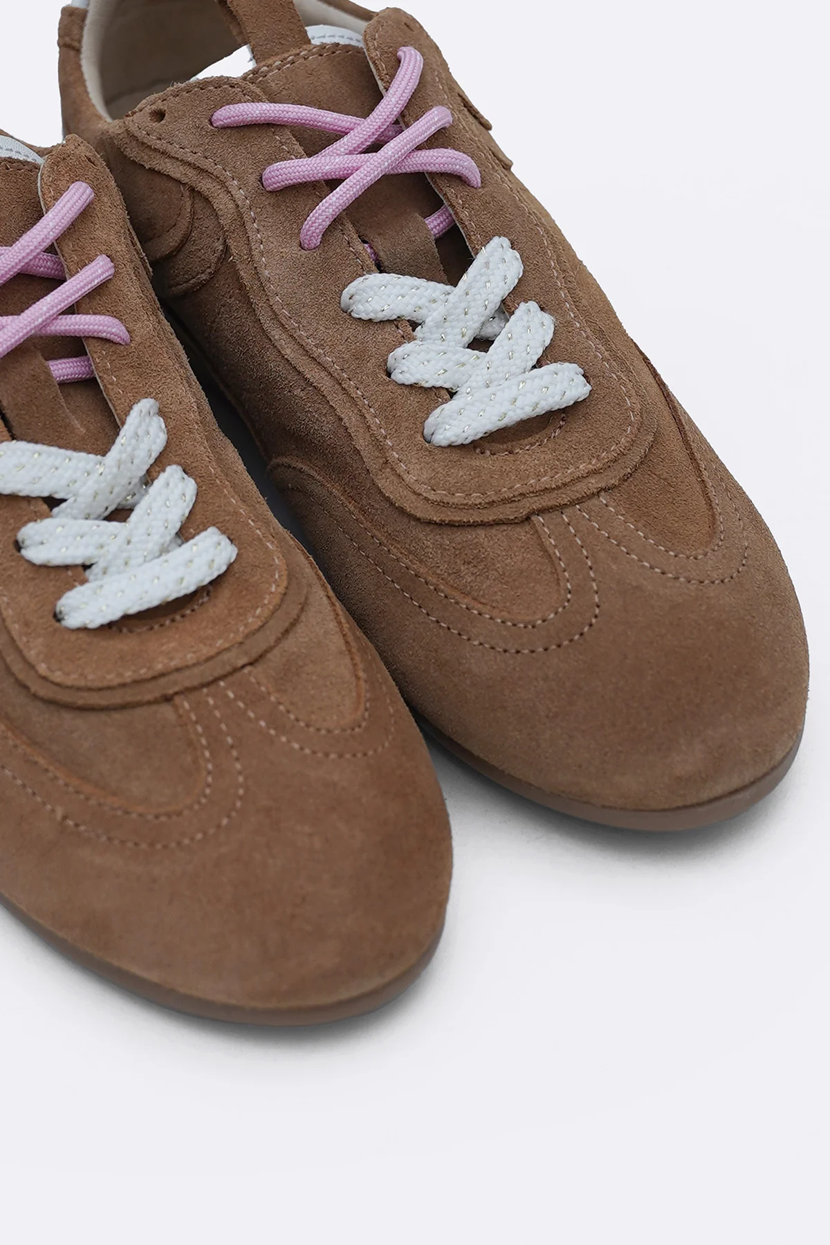 LEATHER 2-LACE SNEAKERS - Image 4