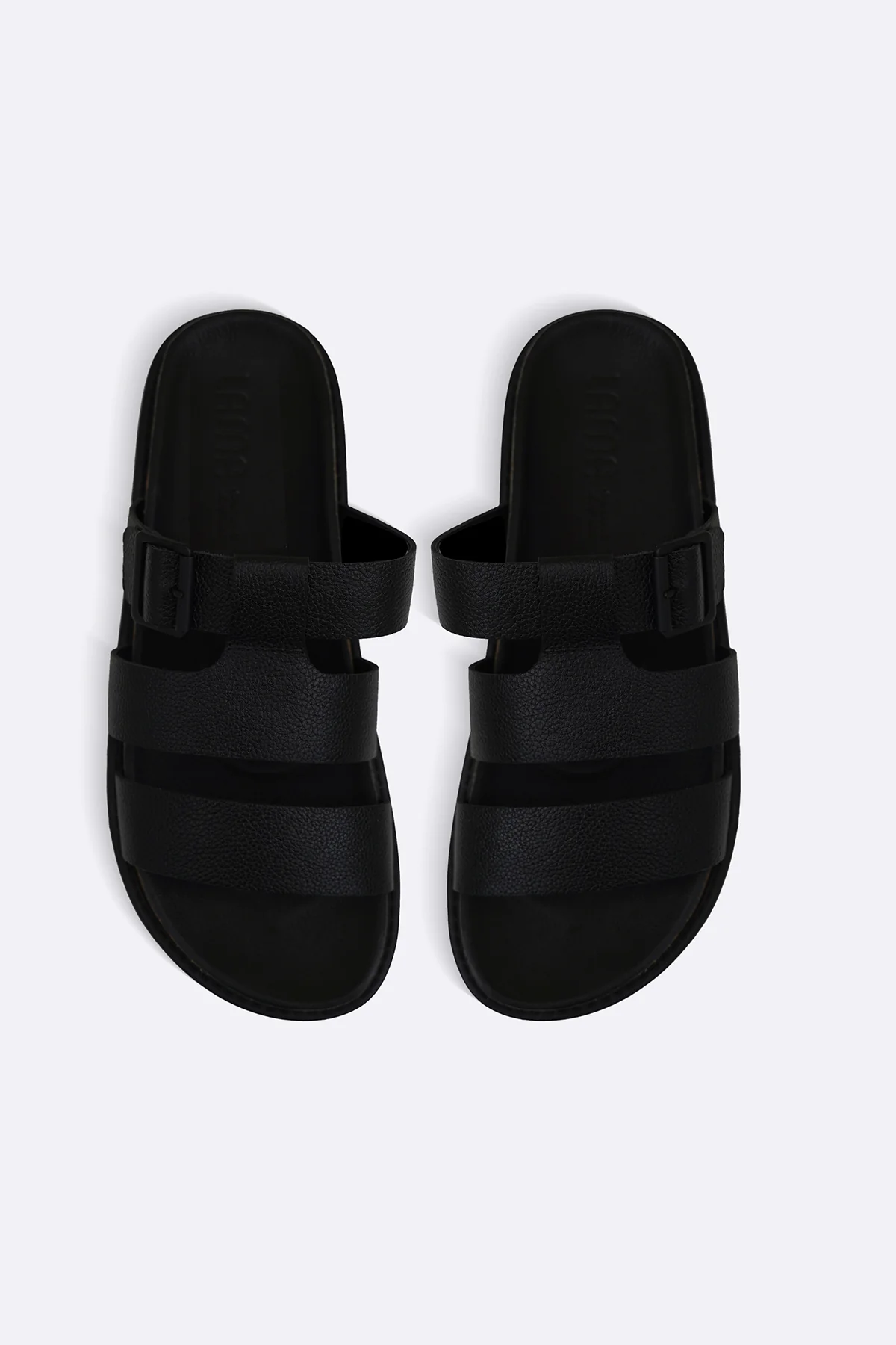 LEATHER BUCKLE SLIDES - Image 2