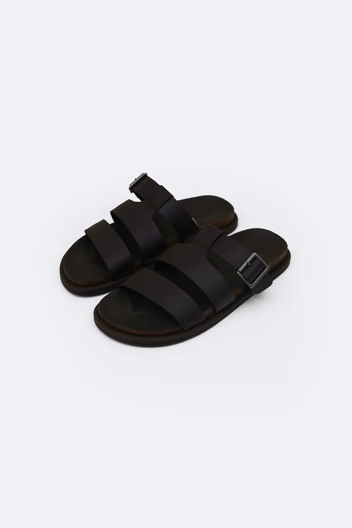 LEATHER BUCKLE SLIDES - Image 2